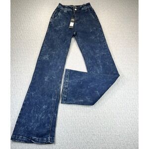 Fashion Nova‎ flare leg boot cut Women 0/(21X32) High Waist new with tags disco